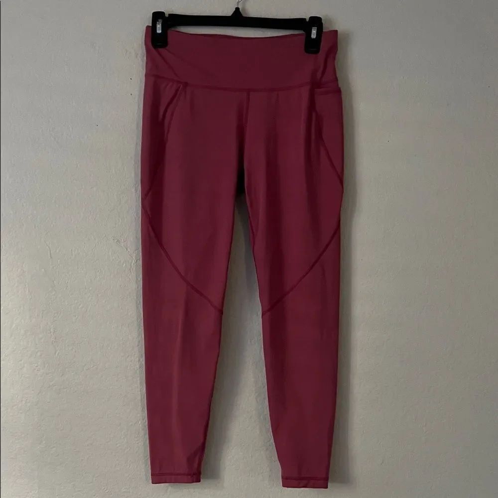 Sweaty Betty Blush Power 7/8 Length in Size 6